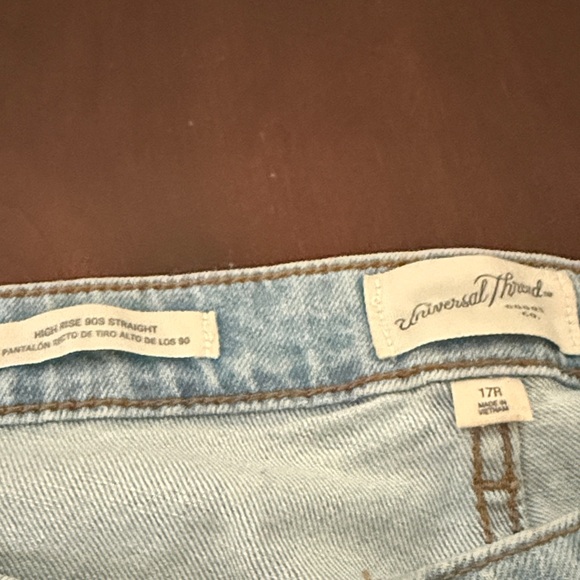 Light Blue Women’s High Rise  - Universal Thread Denim - Picture 2 of 5